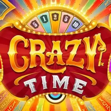 Crazy Time slot logo by Evolution at Ivibet
