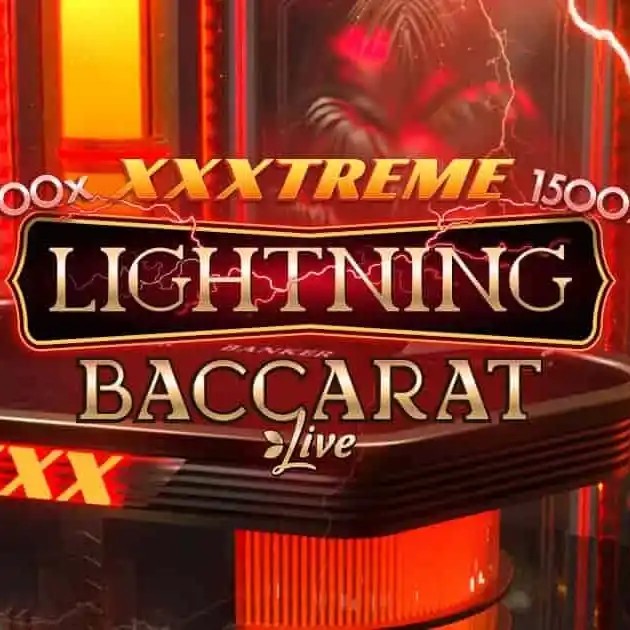 XXXtreme Lightning Baccarat slot visual from Evolution available on ivibetcasino-poland.com